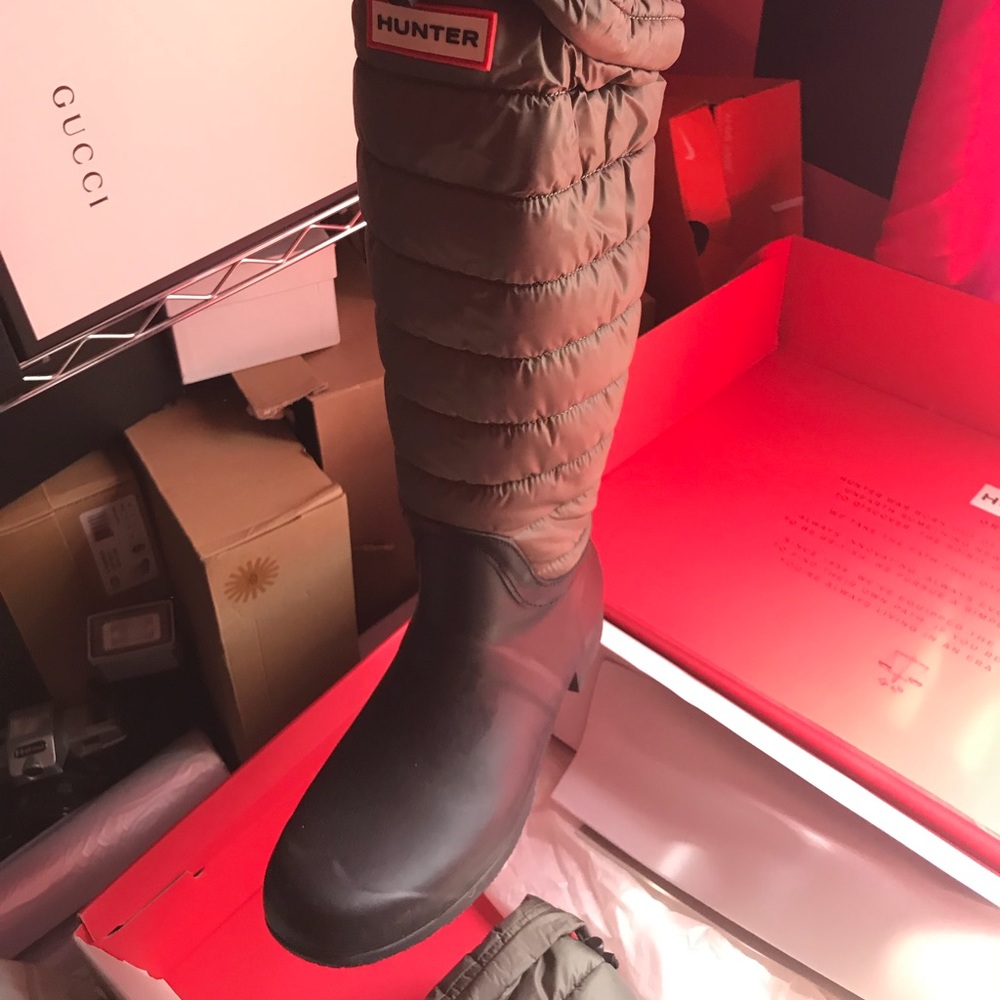 Hunter green boots